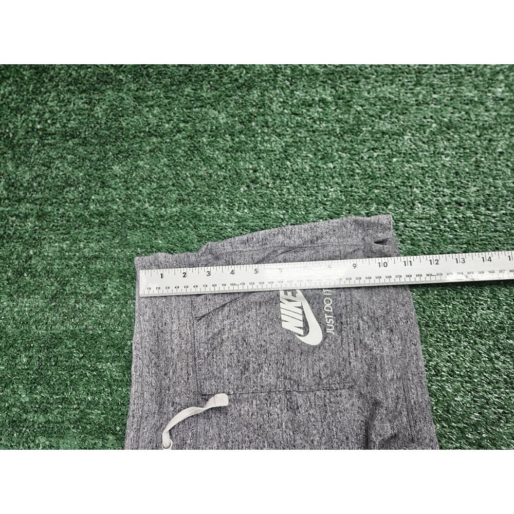 Nike Shorts Womens Large Gray French Terry Sweat Just Do It Lounge Gym Casual - Picture 6 of 6